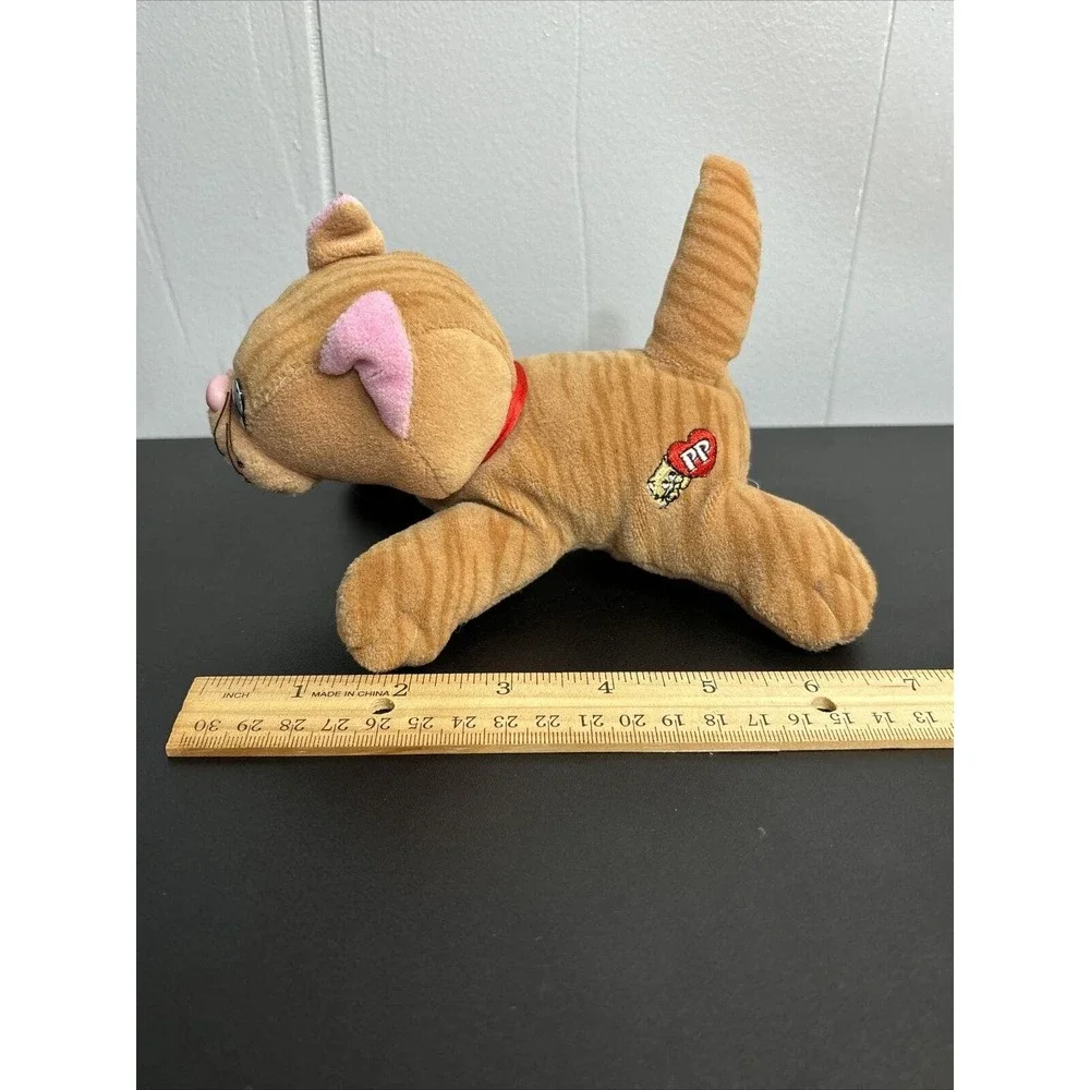 VINTAGE Tonka 1980's Pound Purries Orange Striped Tabby Cat Plush Stuffed - Picture 9 of 9